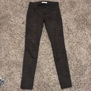 Leopard jeans